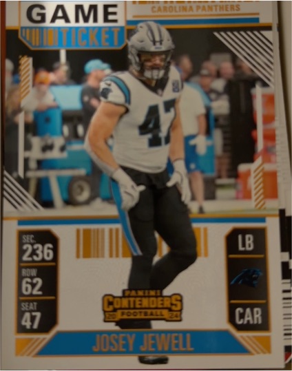 2024 Panini Contenders #13 Josey Jewell — front