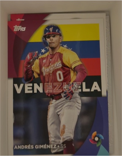 2023 Topps Series 2 #WBC-47 Andrés Giménez Venezuela — front