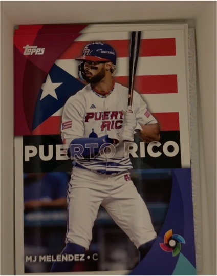2023 Topps Series 2 #WBC-51 MJ Melendez World Baseball Classic Stars Puerto Rico — front
