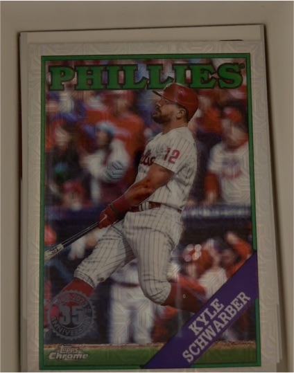 2023 Topps Series 2 Silver Pack Chrome 1988 35th Kyle Schwarber #2T88C-10 Mojo — front