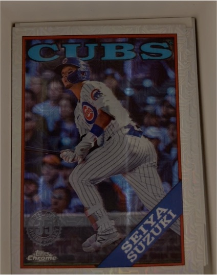 2023 Topps Series 2 #2T88C-6 Seiya Suzuki Chrome Silver Pack Chicago Cubs — front