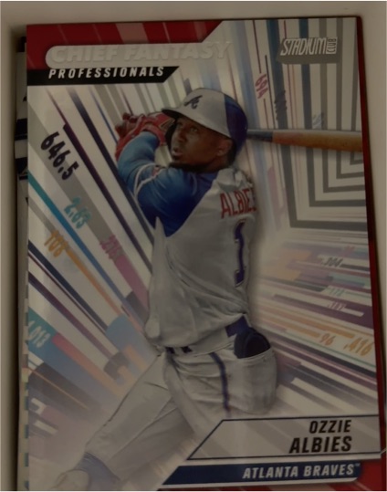 2024 Topps Stadium Club #CFPRO-18 Ozzie Albies — front