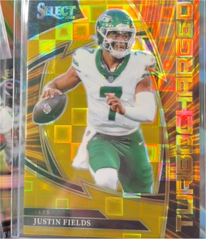 2025 Panini Select Turbocharged #5 Justin Fields — front