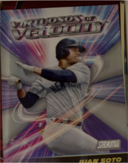 2024 Topps Stadium Club #VV-15 Juan Soto Virtuosos of Velocity — front