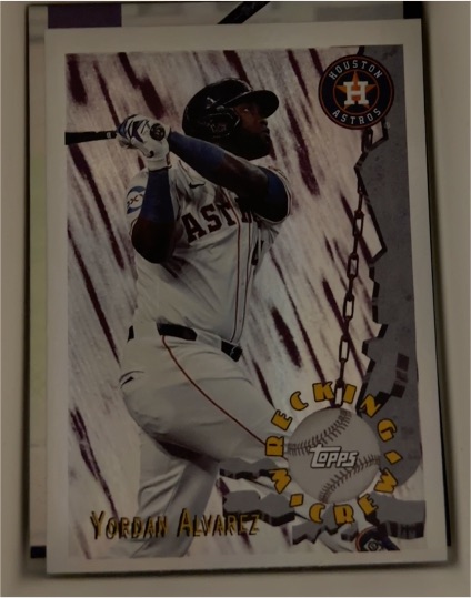 2024 Topps Archives #96WC-25 Yordan Alvarez 1996 Wrecking Crew Houston Astros — front