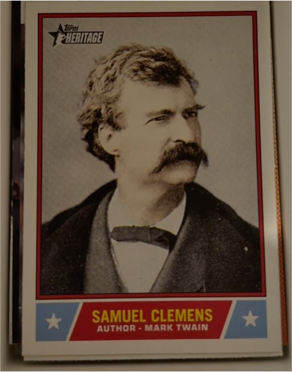 2025 Topps Heritage Notable Americans #NS-25 Samuel Clemens — front