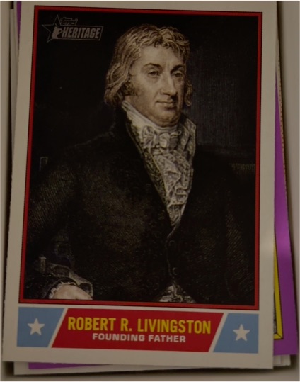 2025 Topps Heritage Notable Americans #NS-13 Robert R. Livingston — front