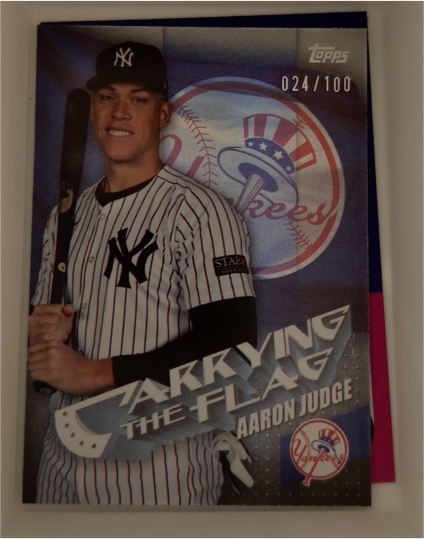 2023 Topps Carrying the Flag #CTF-18 Aaron Judge — front