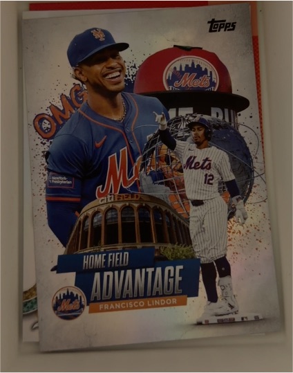 2025 Topps Series 1 #HA-17 Francisco Lindor Home Field Advantage — front