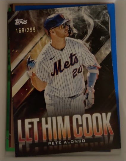 2024 Topps Update Series #LHC-20 Pete Alonso Let Him Cook — front