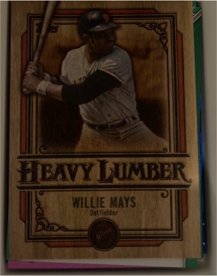2025 Topps Heavy Lumber #HL-14 Willie Mays — front