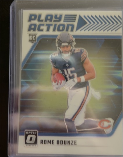 2024 Panini Donruss Optic #3 Rome Odunze Play Action Rookie — front