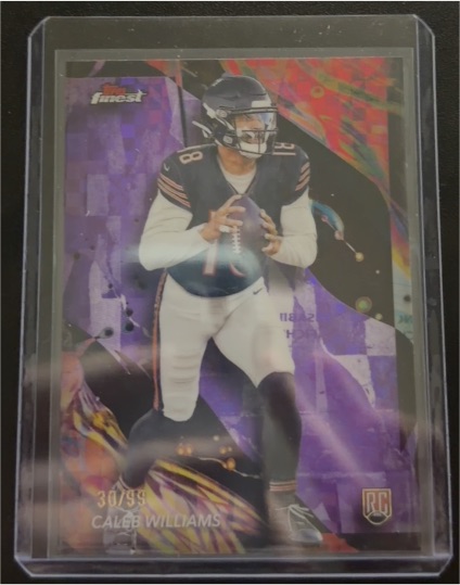 2024 Topps Finest #61 Caleb Williams — front