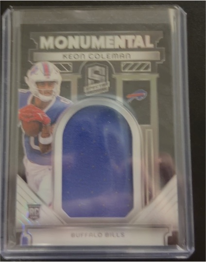 2024 Panini Spectra Monumental Memorabilia #MM-KCN Keon Coleman — front
