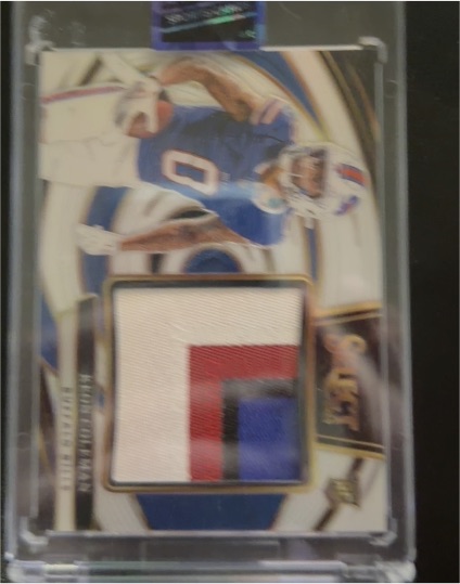 2024 Panini Select #JRS-KCN Keon Coleman Rookie Jersey Patch — front