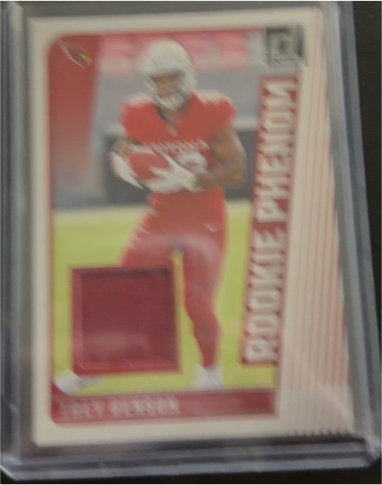 2024 Panini Donruss #RPJ-TBE Trey Benson Rookie Phenom Jersey Patch — front