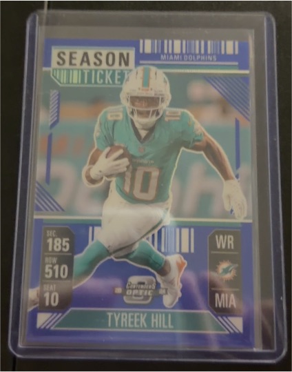 2024 Panini Contenders Optic Season Ticket #34 Tyreek Hill — front