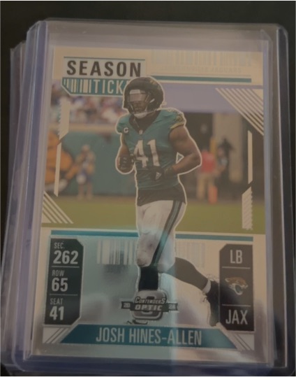 2024 Panini Contenders Optic Season Ticket #262 Josh Hines-Allen — front