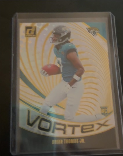 2024 Panini Donruss Vortex #VOR-BTH Brian Thomas Jr. — front