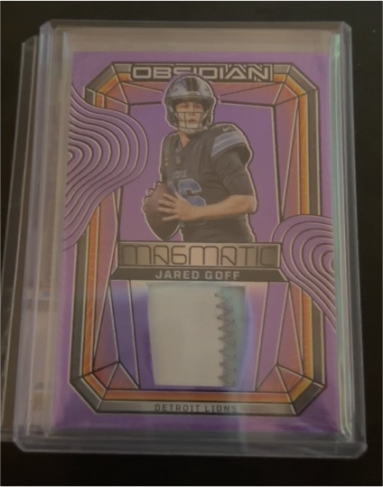 2024 Panini Obsidian Magmatic Memorabilia #MM-JGF Jared Goff — front