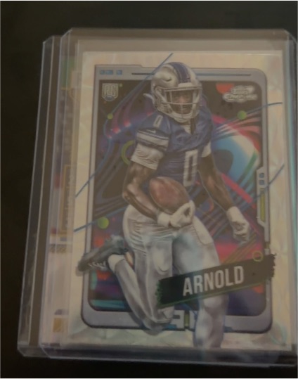 2024 Topps Chrome Cosmic #131 Terrion Arnold — front