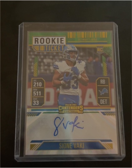 2024 Panini Contenders Rookie Ticket #285 Sione Vaki — front