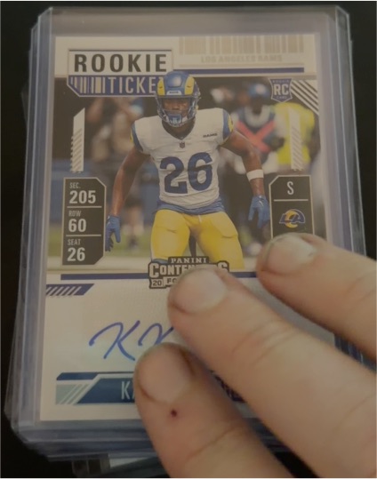2024 Panini Contenders #178 Kamren Kinchens Rookie Ticket Auto — front