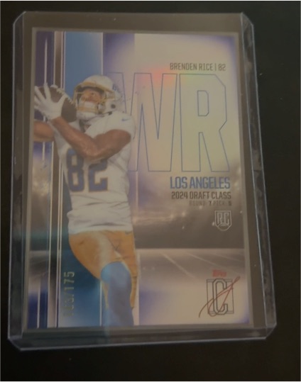 2024 Topps Signature Class #137 Brenden Rice — front