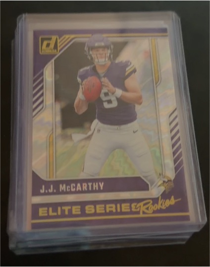 2024 Panini Donruss Elite Series Rookies #4 J.J. McCarthy — front