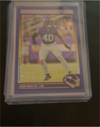 2024 Score #186 Ivan Pace Jr. — front