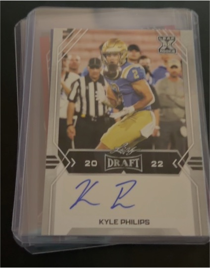 2022 Leaf Draft #BA-KP2 Kyle Philips Autographs — front