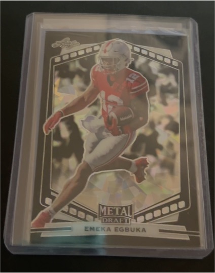 2022 Leaf Metal Draft #B-EE1 Emeka Egbuka — front