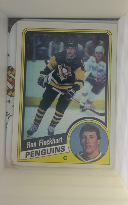 1984-85 O-Pee-Chee #174 Ron Flockhart — front