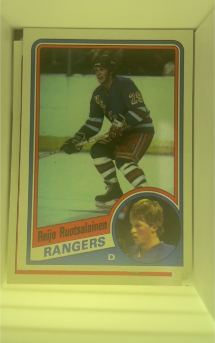 1984-85 O-Pee-Chee #153 Reijo Ruotsalainen — front