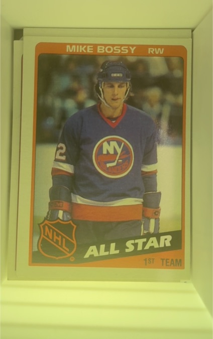 1984-85 Topps #155 Mike Bossy All Star New York Islanders — front