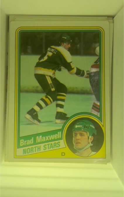 1984-85 Topps #77 Brad Maxwell Minnesota North Stars — front