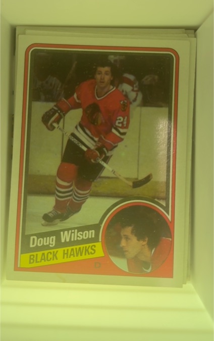 1984-85 Topps #37 Doug Wilson Chicago Blackhawks — front