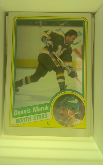 1984-85 Topps #76 Dennis Maruk Minnesota North Stars — front