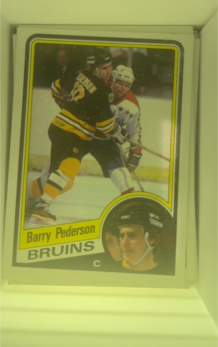 1984-85 O-Pee-Chee #14 Barry Pederson — front
