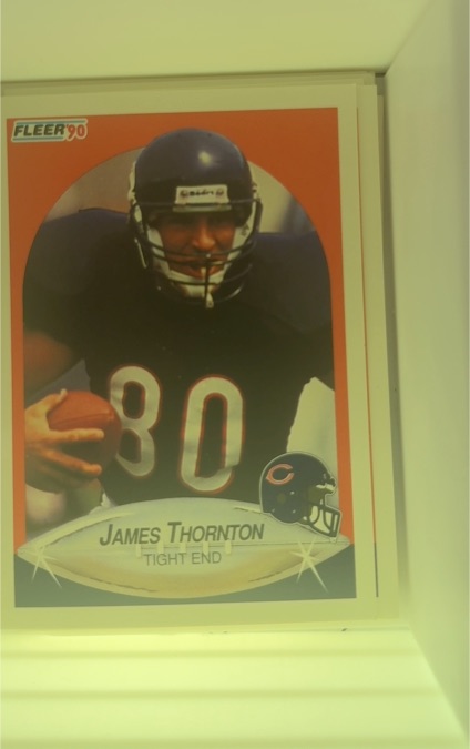 1990 Fleer #300 James Thornton — front