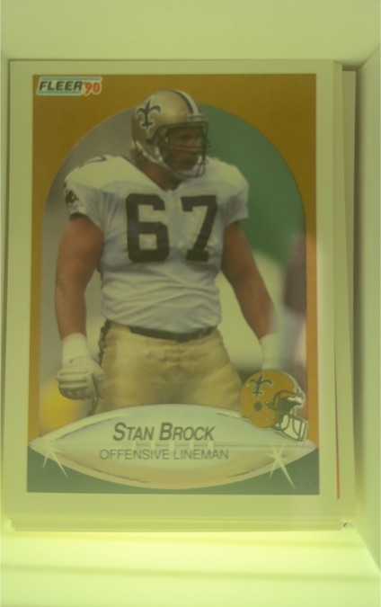 1990 Fleer #184 Stan Brock — front