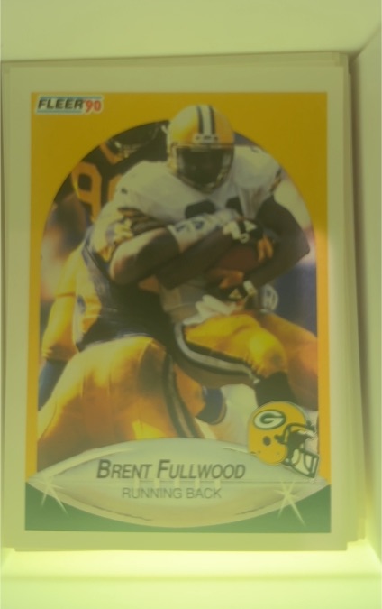 1990 Fleer #171 Brent Fullwood — front