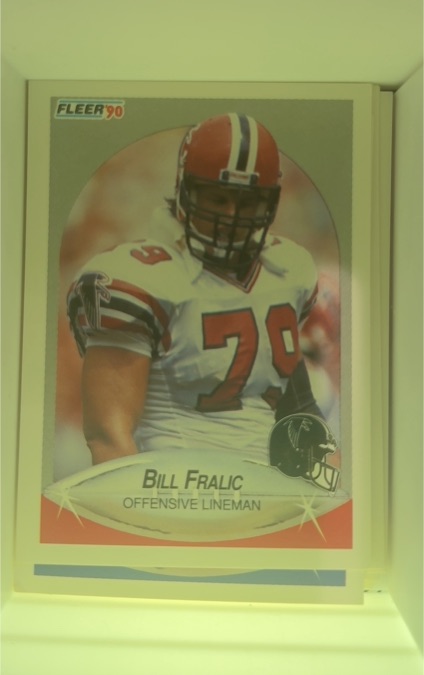 1990 Fleer #375 Bill Fralic — front