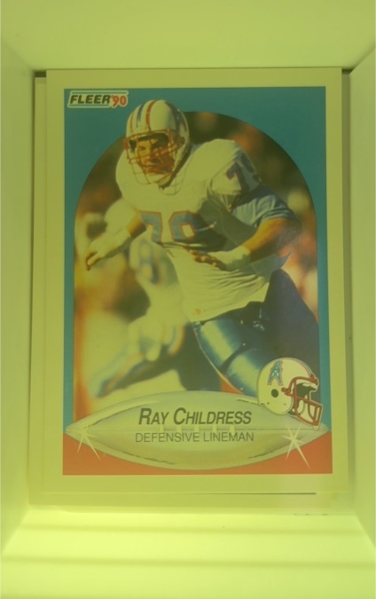 1990 Fleer #126 Ray Childress — front