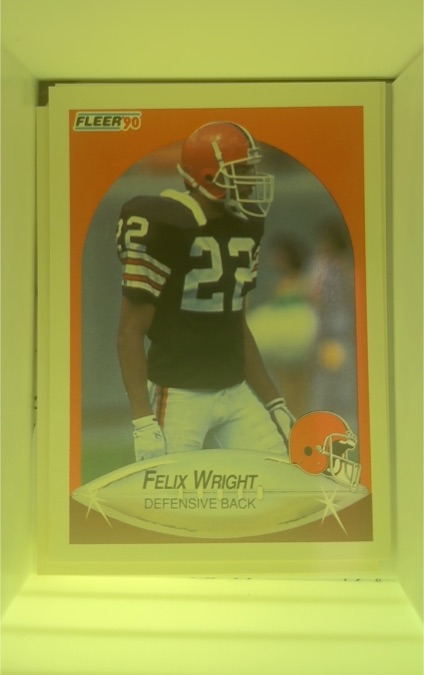 1990 Fleer #60 Felix Wright — front