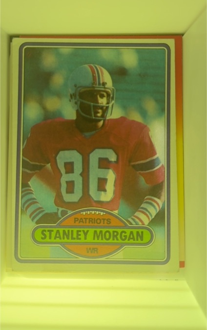 1980 Topps #491 Stanley Morgan — front