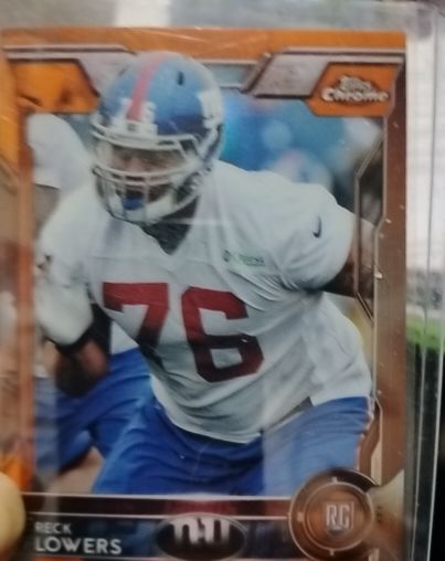 2015 Topps Chrome #136 Ereck Flowers — front