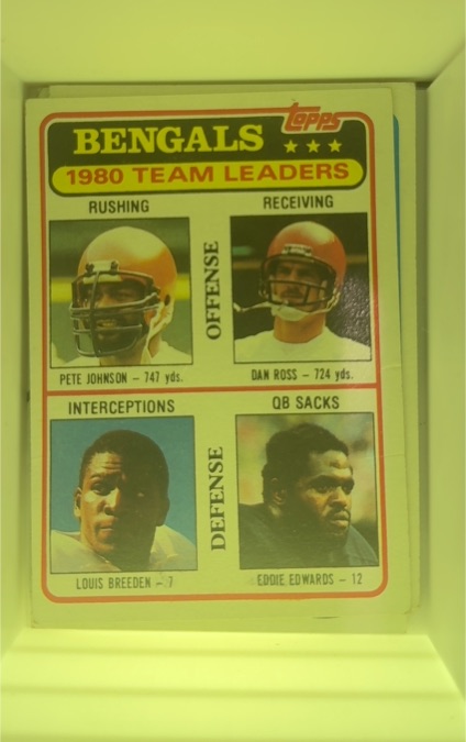 1981 Topps #488 Bengals Team Leaders Cincinnati Bengals — front