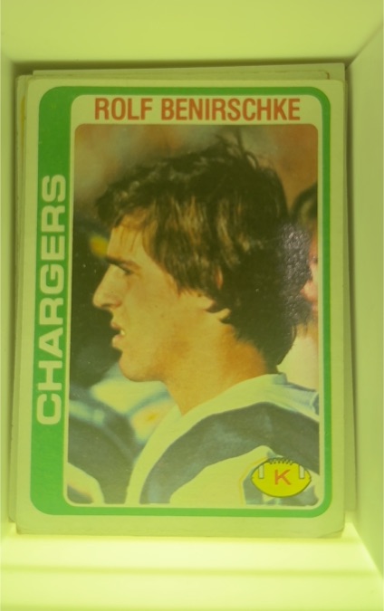 1978 Topps #122 Rolf Benirschke — front