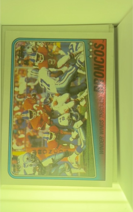1988 Topps #22 Sammy Winder Denver Broncos — front
